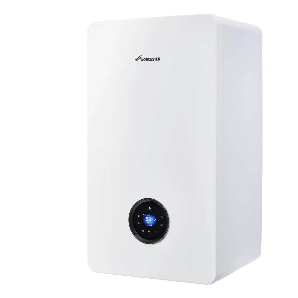 A newly installed Worcester A-rated boiler