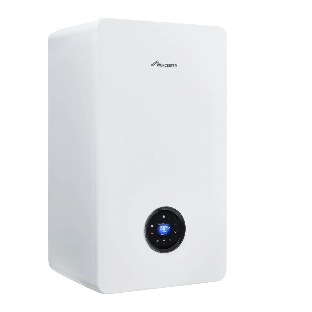 A newly installed Worcester A-rated boiler