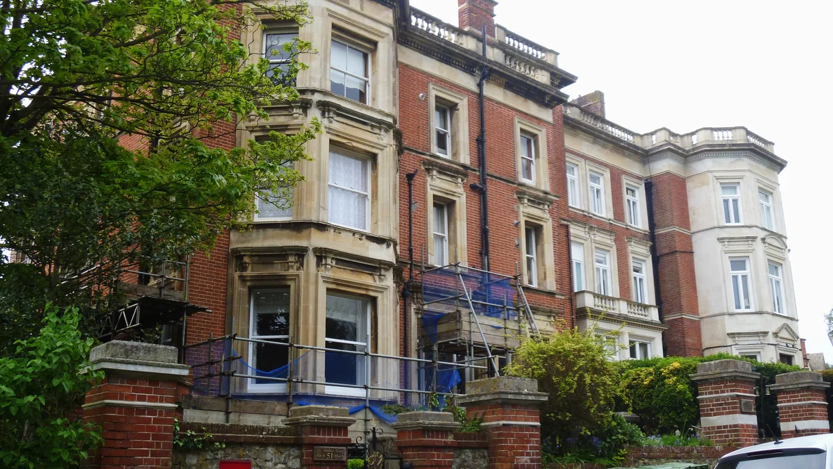 Terraced and semi-detached houses in Eastbourne