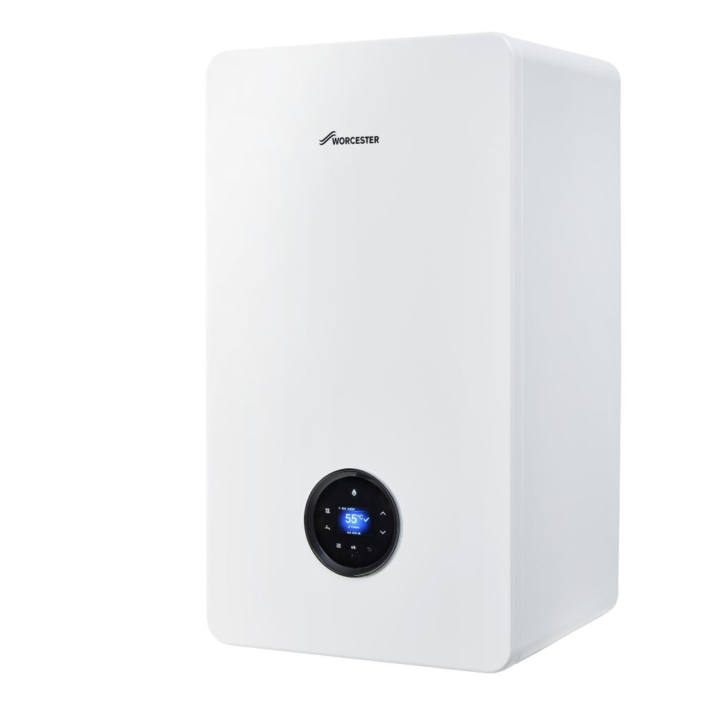 A newly installed Worcester A-rated boiler