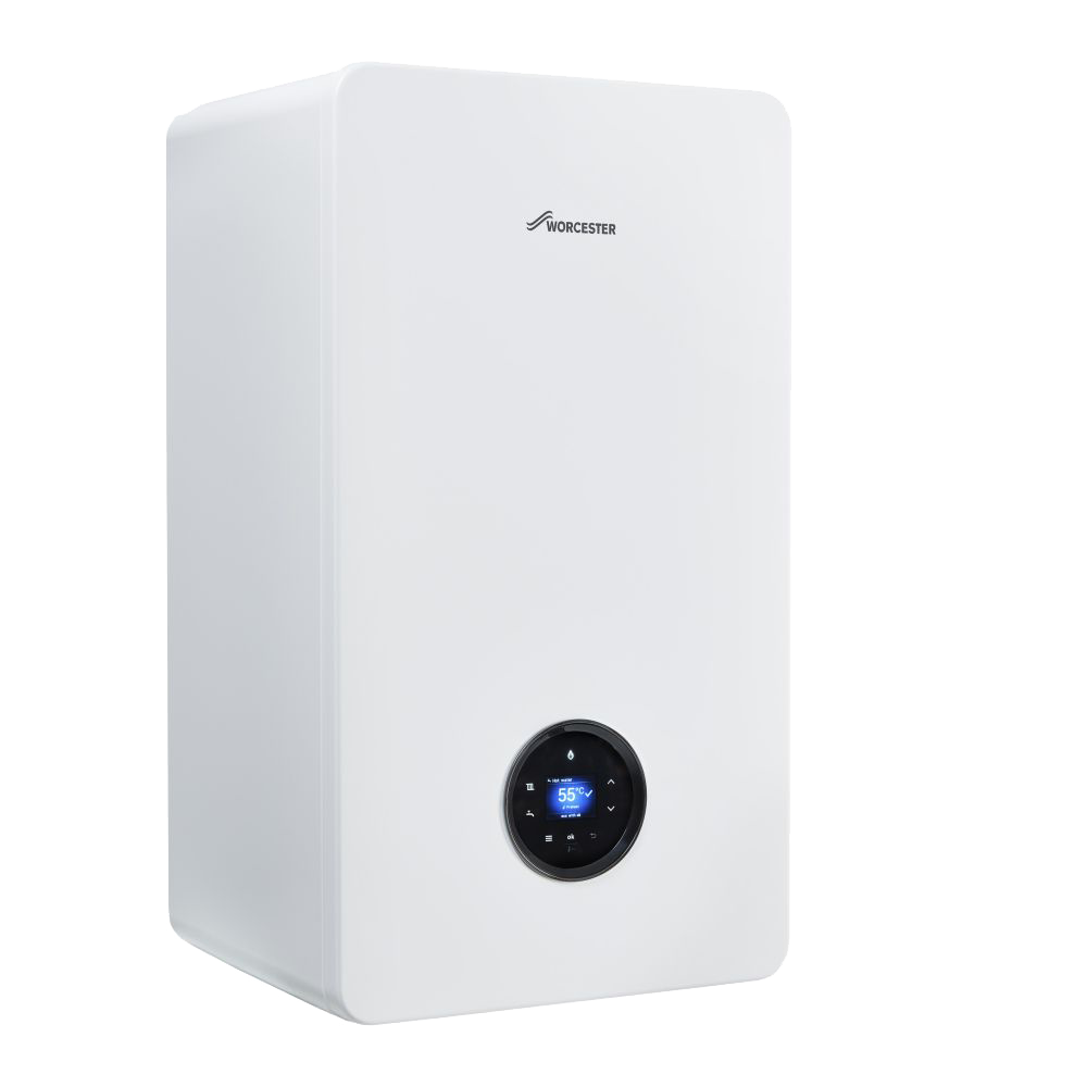 A newly installed Worcester A-rated boiler